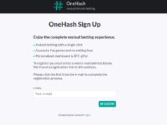 OneHash Sign Up Page